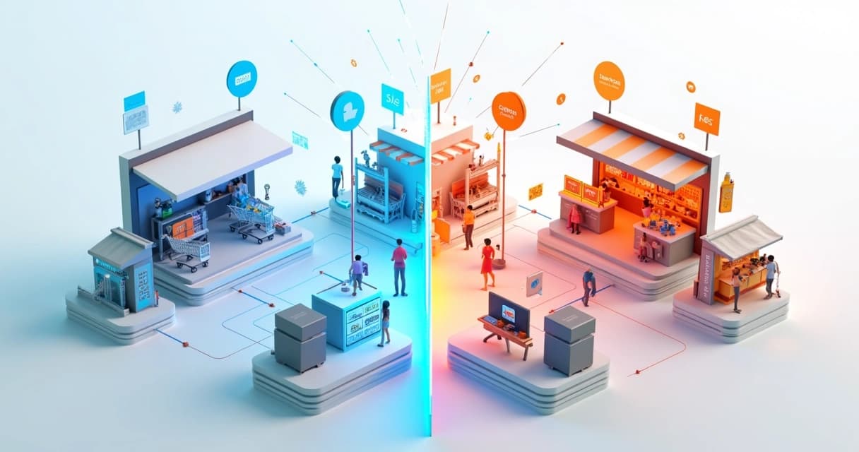 Plataforma de E-commerce vs. Marketplace: O Que Escolher?